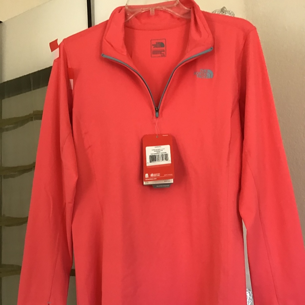 The North Face Snowcone Red Motivation 1/4-Zip Pullover Sz Large